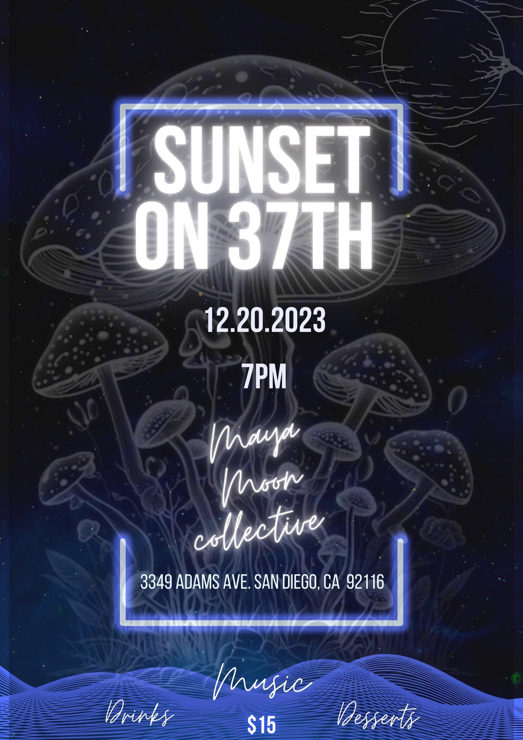 Concert with Sunset on 37th