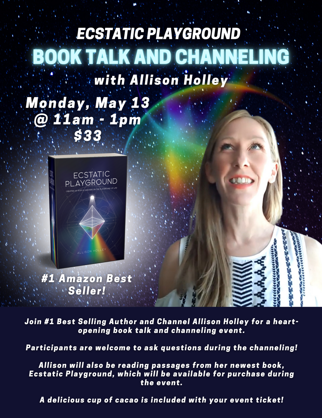 Ecstatic Playground Book Talk and Channeling Event with Allison Holley