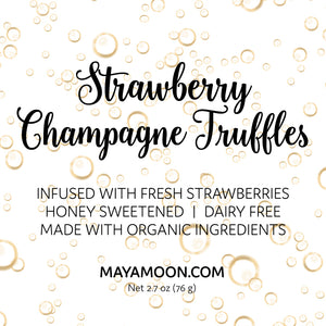 Strawberry Champagne Truffles