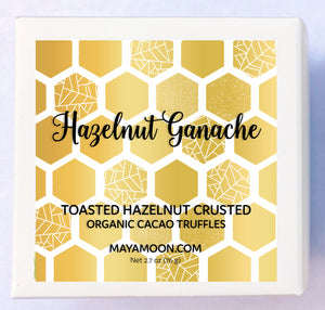 Toasted Hazelnut Ganache Truffles