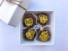 Load image into Gallery viewer, Rose Cardamom Pistachio Truffles